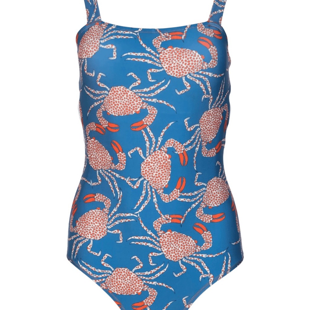 Nani Chesapeake Bay Harbor One Piece Swimsuit with adorable crab print - Picture 10 of 12